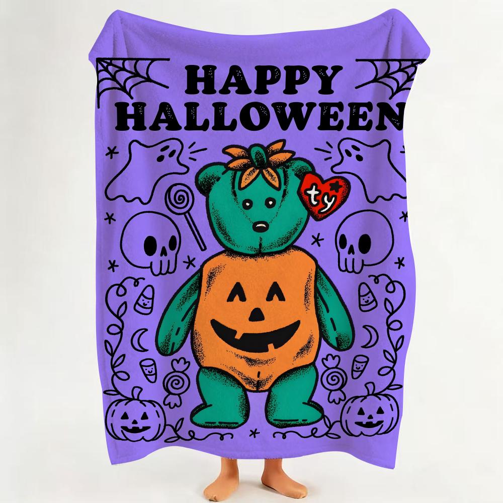 toy B Beanie B Babies Throw Flannel Throw Blanket Suitable for Sofa Living Room Bedroom
