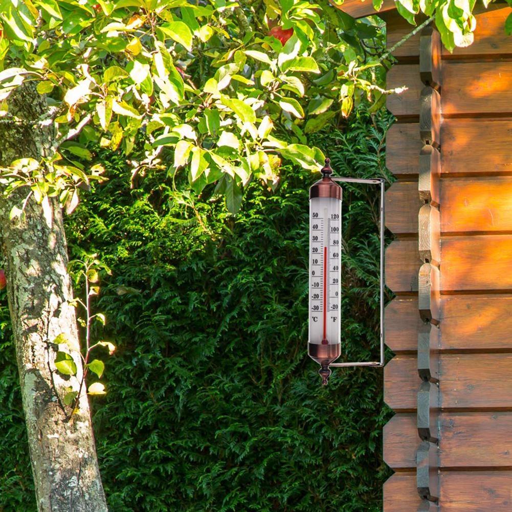 Garden Thermometer Hydrothermograph Measurement Outdoor Outside