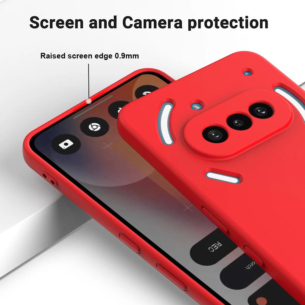 Роскошный чехол для телефона из жидкого силикона для Nothing Phone 3A Pro, противоударный матовый мягкий бампер, чехол со шнурком для Nothing Phone 3A 3APro