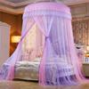 Princess Ceiling-Mounted Mosquito Net Free Installation Home Dome Foldable Bed Canopy Princess Tent Bed Curtain Girls Princess Net