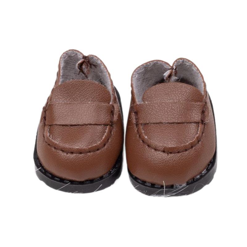 10CM Cotton Doll Shoes: Labubu's Macaron Leather Shoes