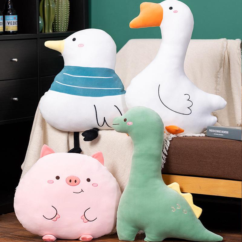 Милые новые продукты Главная Креативная мультяшная подушка с изображением животных Коллекция подушек с изображением фруктов Подушка для талии в автомобиле Диван Офис