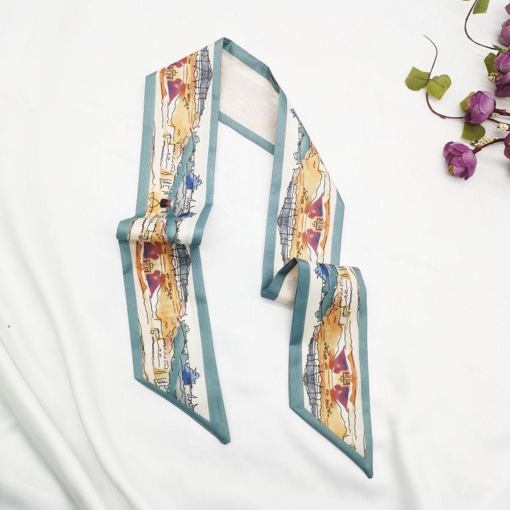 Ленточные платки Цветочная лента для волос Шарф Модный галстук