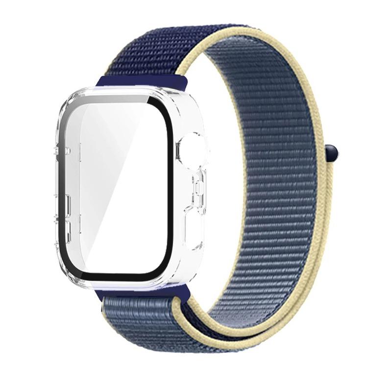 Нейлоновый ремешок + ПК-корпус для Huawei Watch Fit 3/4/4 Pro Защитный чехол от падения + Удобный дышащий браслет Ремешок Correa