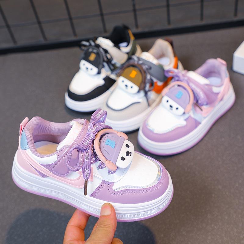 Дышащие, износостойкие скейт-туфли для детей – Удобные кроссовки с мягкой подошвой для мальчиков и девочек с мультяшным дизайном