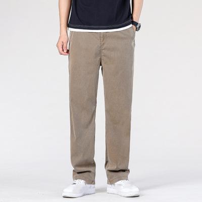 Мужские летние разноцветные дышащие легкие джинсы из ледяного шелка, широкие брюки, прямые повседневные брюки