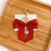 1PC Keychain Romantic Charm Ornament New Large Bow For Women Key Holder Ribbon