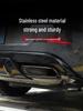 Land Rover Range Rover Sport 23-24 Рамка насадки выхлопной трубы Четырехвыходная накладка Аксессуары для внешней модификации
