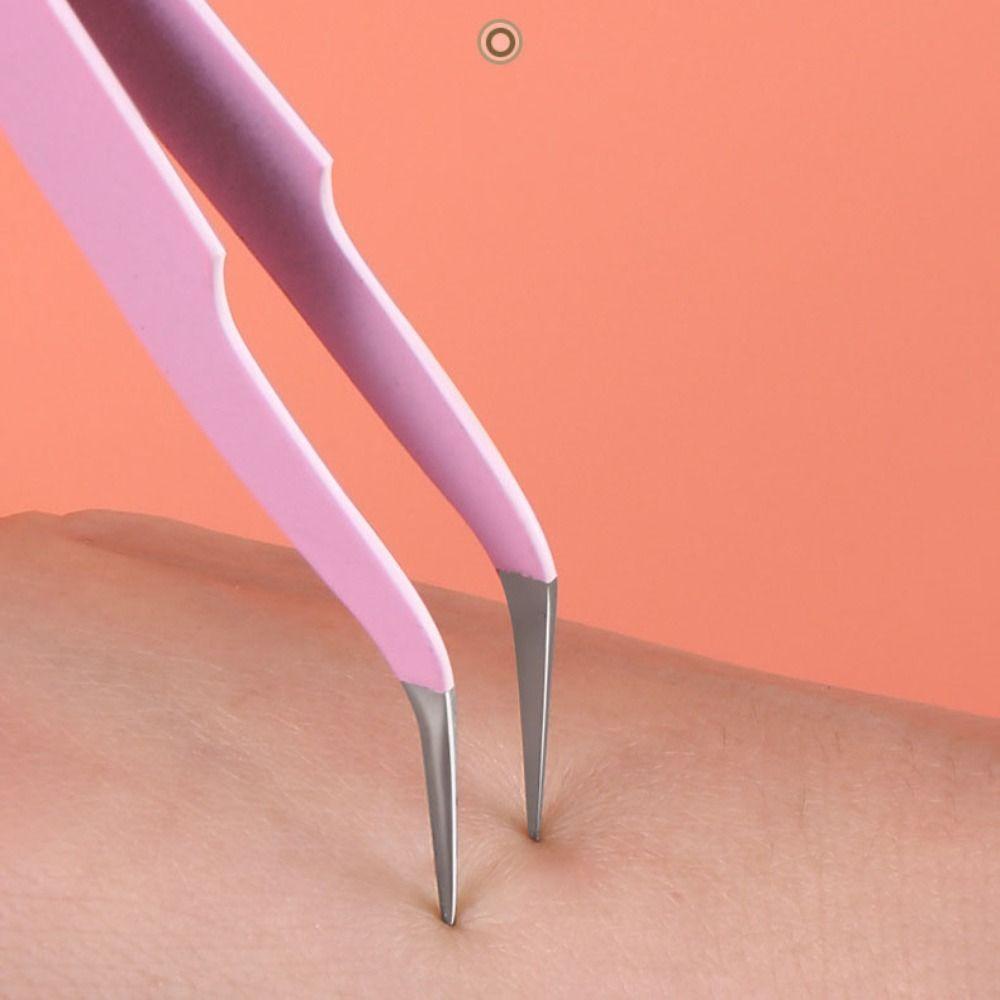 Изогнутые пинцеты для накладных ресниц Наращивание ресниц Вспомогательный зажим для бровей Макияж Инструменты для ногтей Посадка