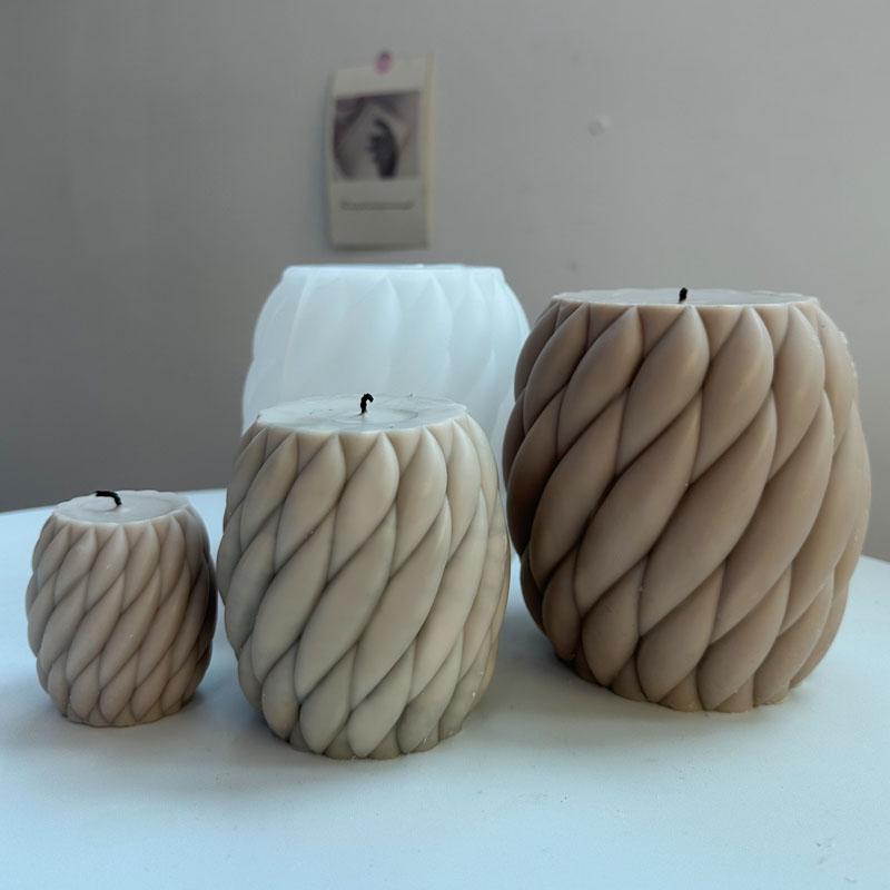 3D Вращающиеся Капли Дождя Силиконовая Форма для Свечей DIY Искусство Абстрактные Поделки Ароматические Свечи Формы для Мыла Изготовление Гипс Смола Формы для Литья