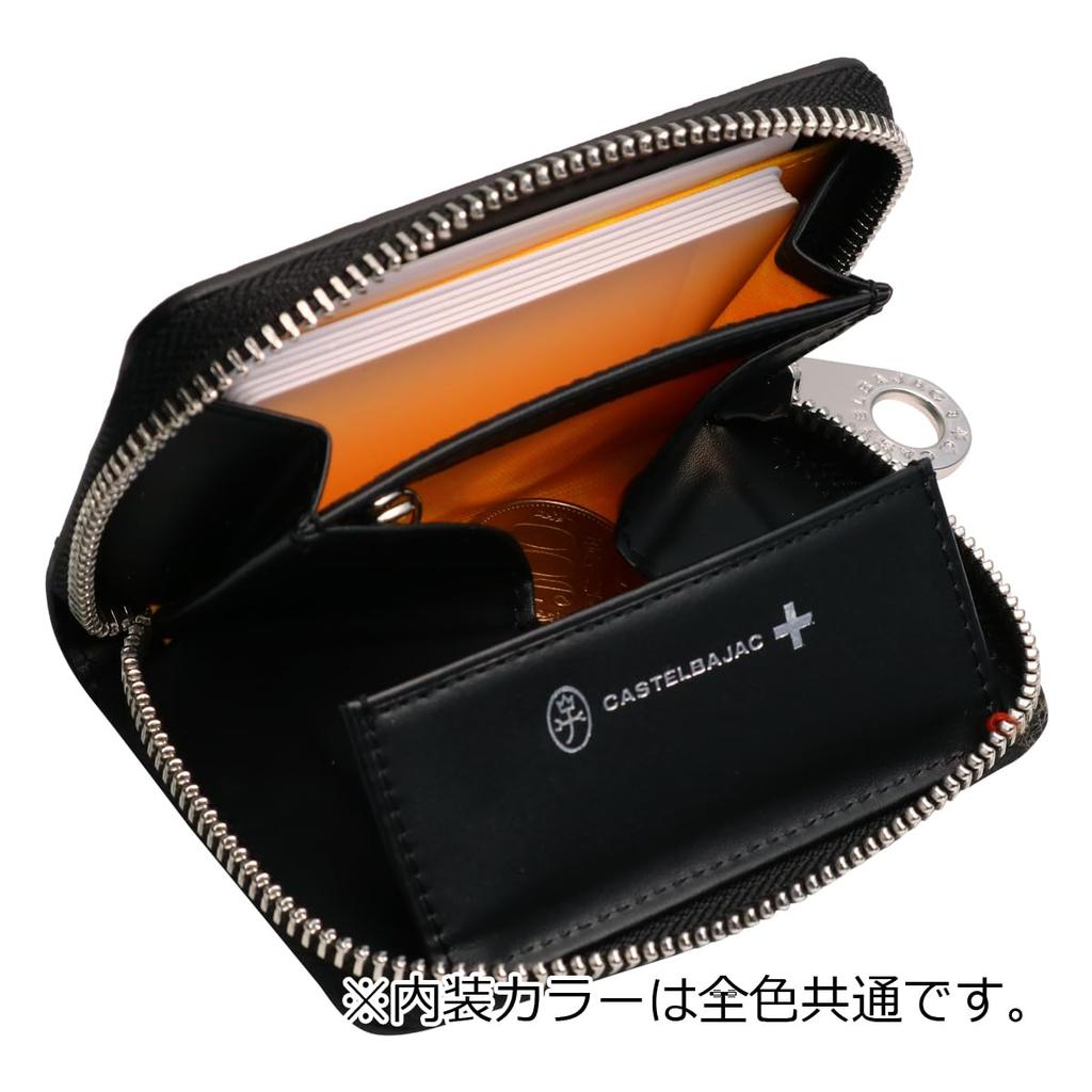 Coin Coin Key Card Card Round 065631 Limited Genuine Gold [Castelbajac] Purse, Case, Case, Case, Holder, Zipper, Men's Madeleine, Edition, Casual,