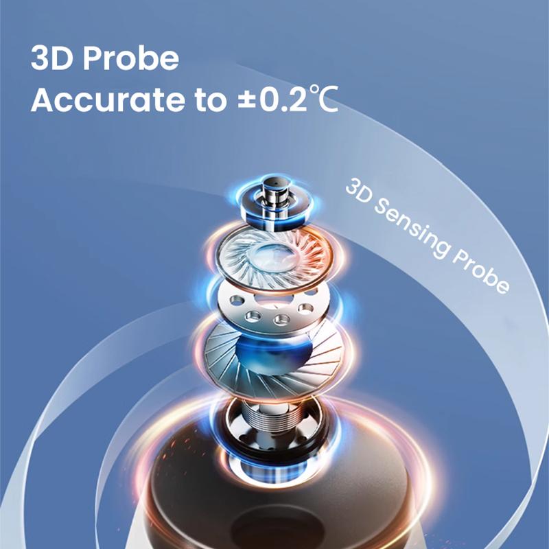 Philips Инфракрасный лобный термометр Двойные звуковые и световые напоминания об аномальной температуре тела Функция памяти Бесшумный режим Большой светодиодный HD-экран