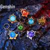 Светящийся брелок и аксессуары для рюкзака из аниме Genshin Impact - Креативные подарки для девочек и лучших друзей