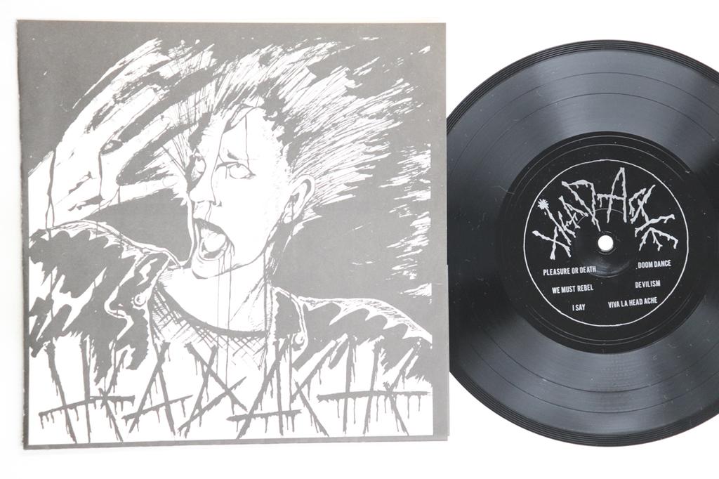 7-дюймовая пластинка HEADACHE Headache HANGONTAN001 HANGONTAN 1984 Япония Японский PopRock Б/у