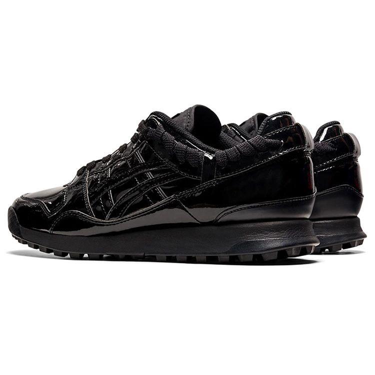 ONITSUKA TIGER Horizonia Trend Mesh Leather Cushioning Breathable Support Low Top Running Shoes Unisex Sneaker Bright-Black 1183B506-001