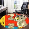 1pc Tom Jerry Office Round Area Rug, Under Office Chairs Bedroom Living Room Home Decor, Room Deco, Available in Various Sizes160