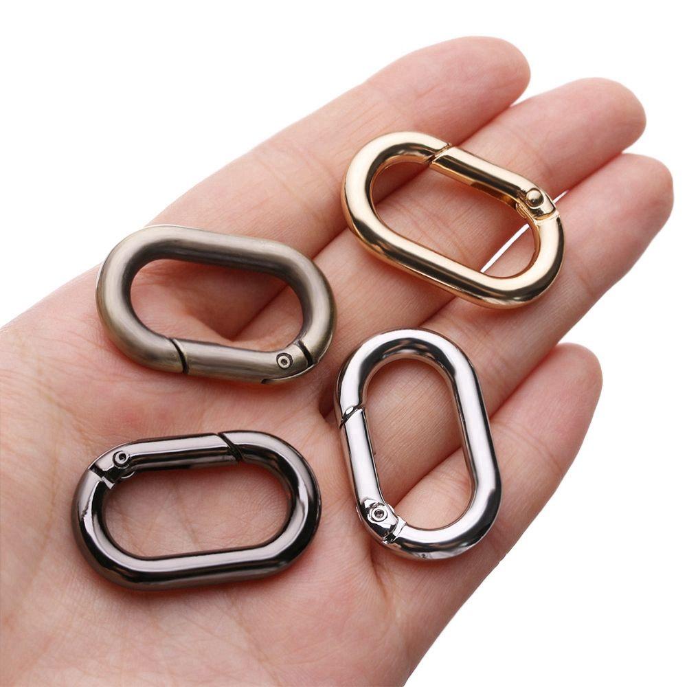 Hiking Snap Bottle Hooks Bag Belt Buckles Spring Oval Rings Handbags Clips Outdoor Carabiner