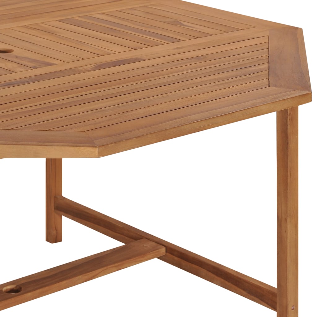 Garden Table 150 x 150 x 75 cm Solid Teak Wood