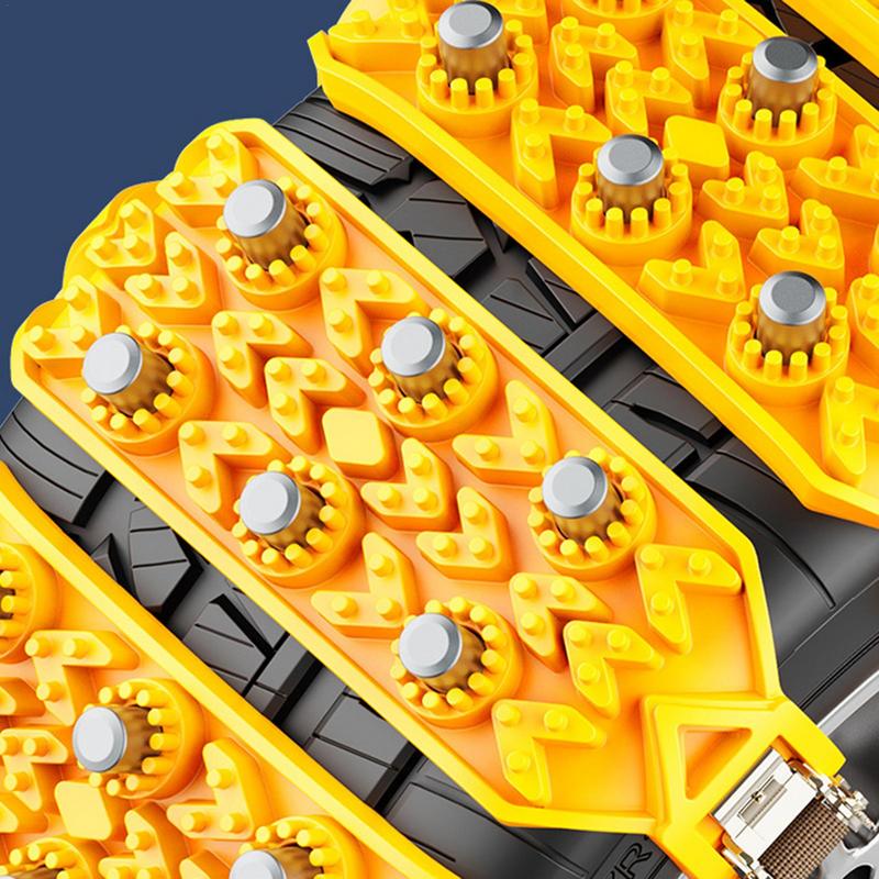 8pcs Car Tire Snow Chains for Winter Anti Skid Traction Automotive Tyre Security Chain Heavy Duty Auto Mud Icy Emergency Chain