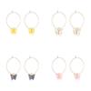 Colorful Alloy Butterfly Earrings For Women Trendy And Unique Gift Idea