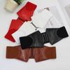 Plus Size Elastic Corset Belts Wide Stretch Cummerbunds High Quality Big Waistband Female