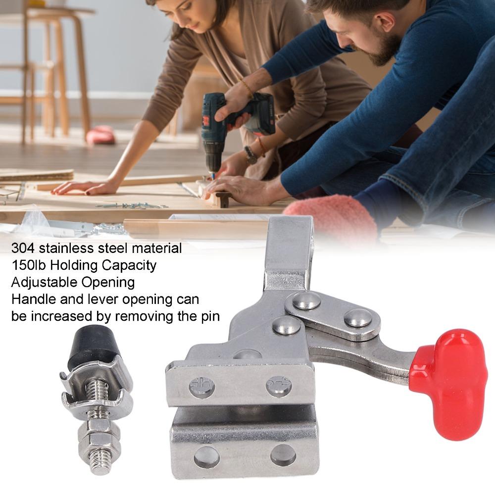 2pcs Precision Vertical Toggle Clamp Adjustable Quick Release Clamp Heavy Toggle Clamps  Welding