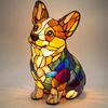 Fanyil Glowbuddy Dog Lamp, Английский бульдог Lamp, Corgi Lamp Stained Glass, Glow Buddy Dog Lamps, Французский бульдог Lamps, Pitbull, Такса, PupLamp,