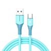Type C Cable USB-C & USB-A Charging Cable Working from Home [silicon Material Prevention of Disconnection 5A Charging] Xperia, Galaxy, MacBook, i-Pad