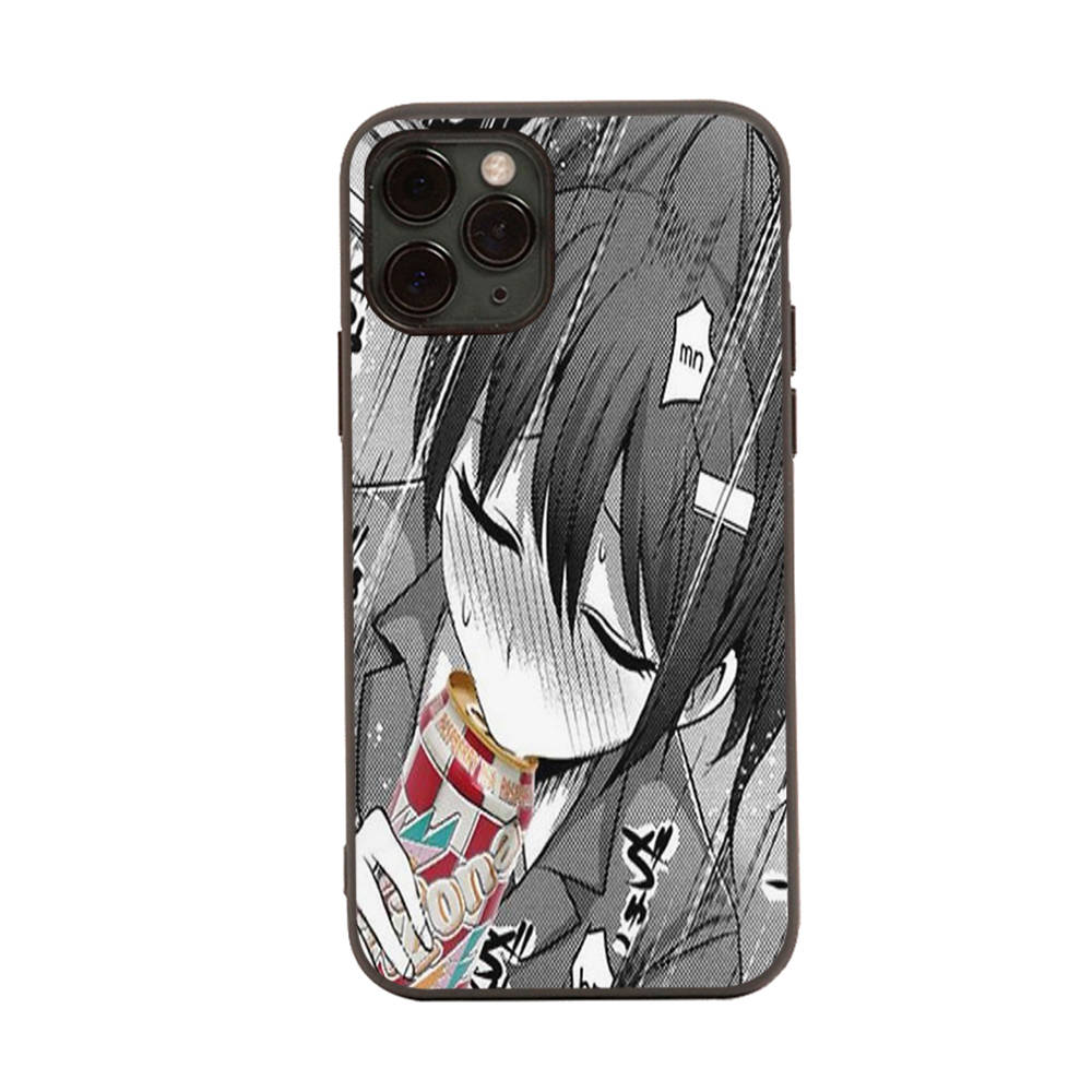 Чехол WD18 Girl AnimeBlack Sofe для Xiaomi Poco X6 X4 M5 M6 F5 F6 C65 C55 C50 C51 C40 Pro Redmi 14C A3X 13C 12C 11T 10A 9C Note 7 6 8A Plus