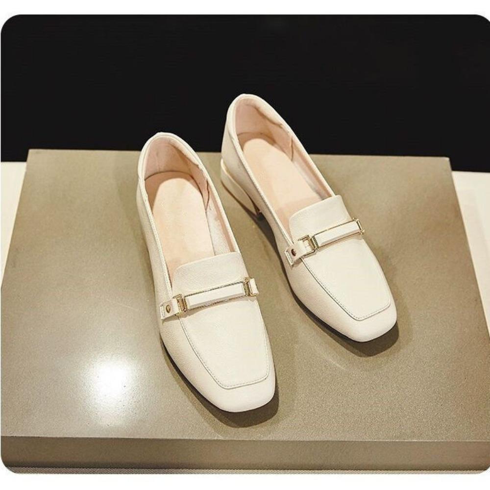 Весенние и осенние женские лоферы на низком каблуке в английском стиле Fragrant