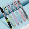 6pcs 0.7mm Refill Multicolor Ballpoint Pens 4 in 1 Press Roller Ball Pen  Office