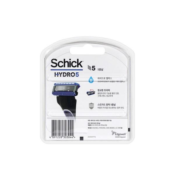Schick Hydro5 Razor Blades, 8 Pieces, 1 Piece ,Korean Razor Blade