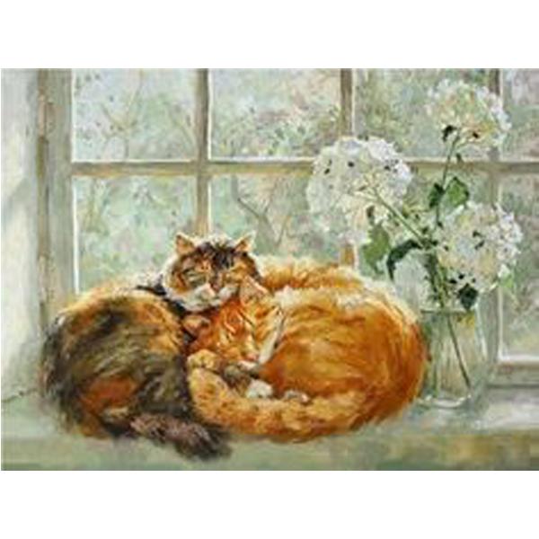 Алмазная вышивка по номерам котики