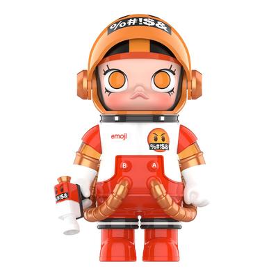 POP MART SPACE MOLLY emoji series Pop Mart Gachapon Blind Box Figure Пластиковая модель Премиум-игрушка ПВХ Мягкий винил Оригинальный персонаж Подарок на день рождения 100% ×