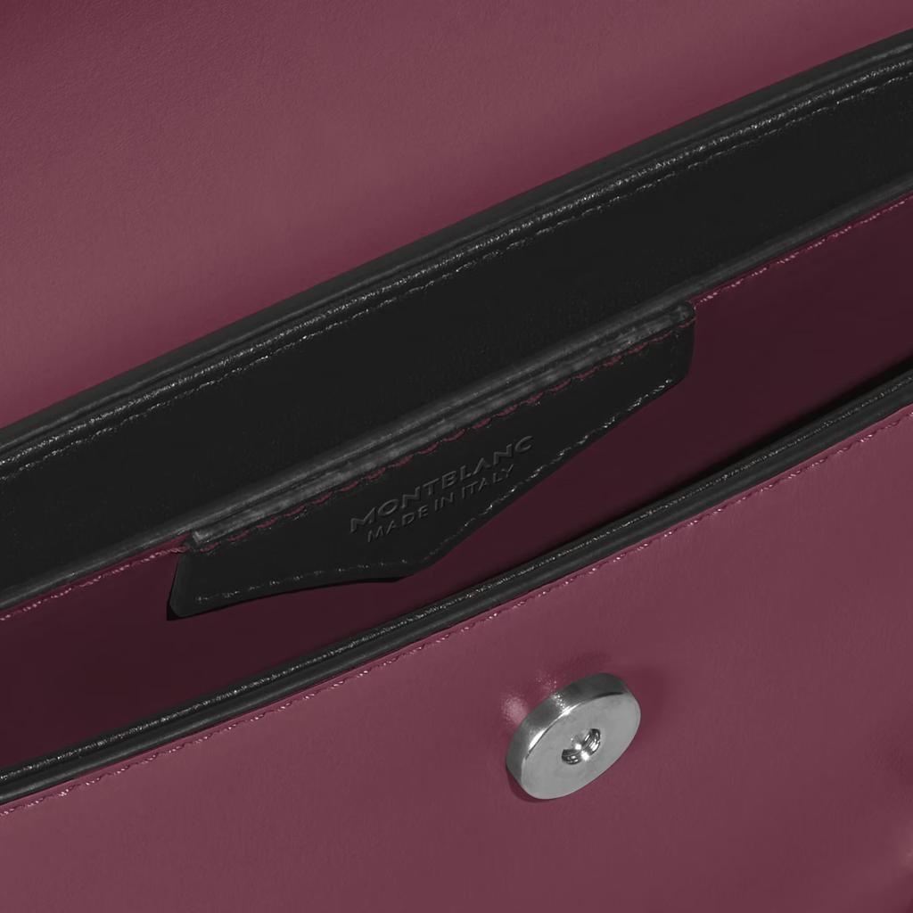 Montblanc Meisterstück Logo Leather Mini Shoulder Bag Women shoulder bag Bordeaux-Red MB199297