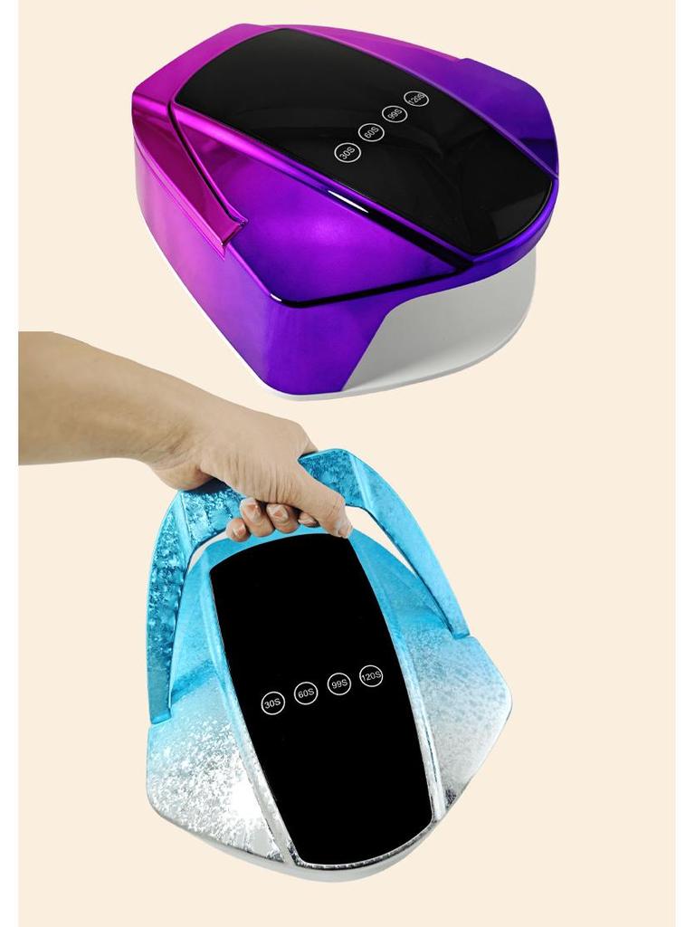 Беспроводная сушка для ногтей: Большое пространство, быстросохнущая лампа для светотерапии ногтей