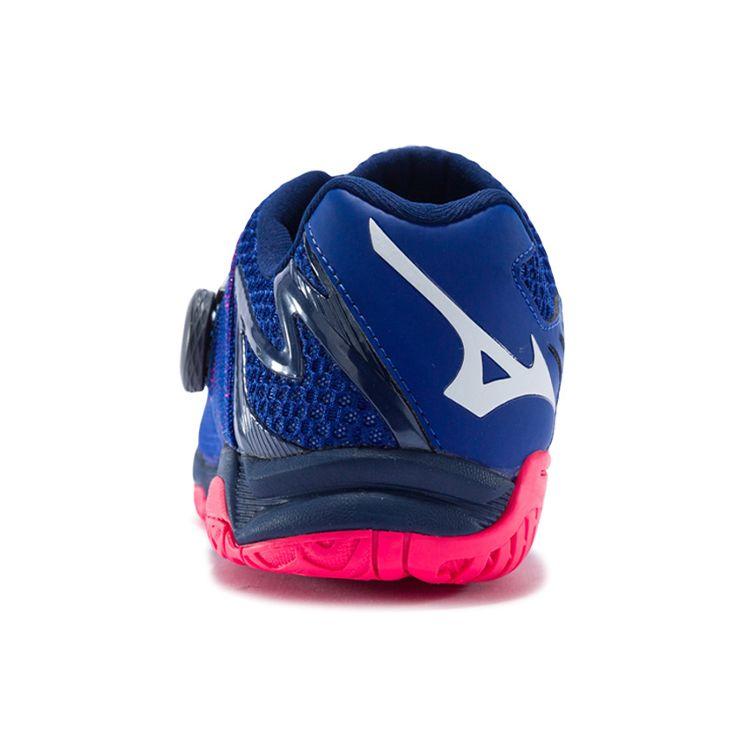 Mizuno Wave Medal Boa Дышащие Нескользящие Прочные Низкие Тренировочные Кроссовки Унисекс Синий Красный 81GA201220