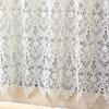Кафе гипюр примерно 120x75см Кружевная занавеска, кружево, (длиной 75 см)