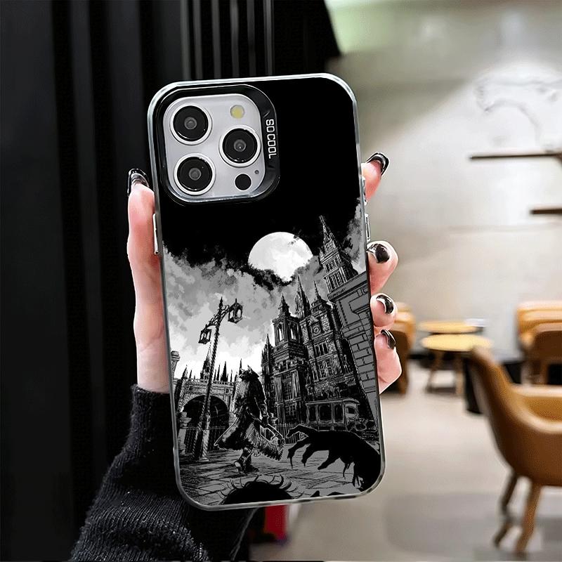 B-Bloodborne Game Shockproof Phone Case for iPhone 18 17 Air 16 16E 15 Pro Max 14 Plus 13 Mini 12 Back Cover Anti Fall Fundas