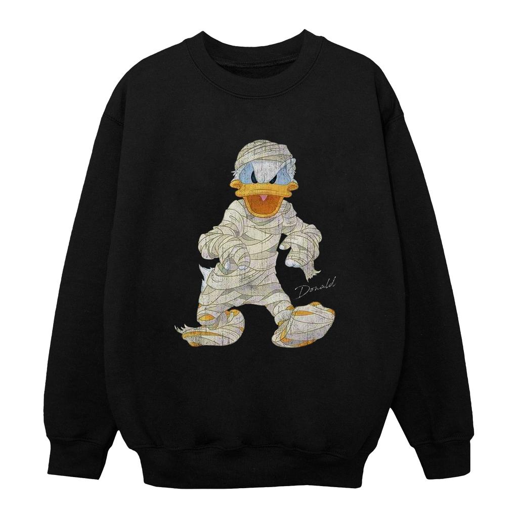 Disney Mens Mummy Donald Duck Sweatshirt
