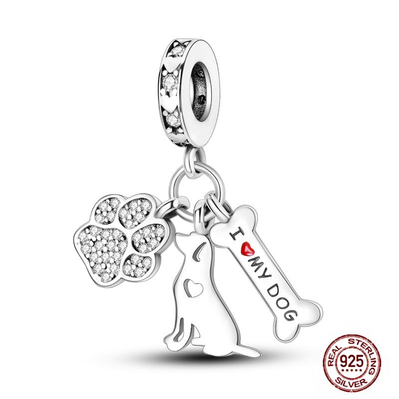 Woman Retro Copper Animal Tree Of Life Charms Beads Loveheart Fit Original Pendant Bracelet Diy Jewelry Making Gift