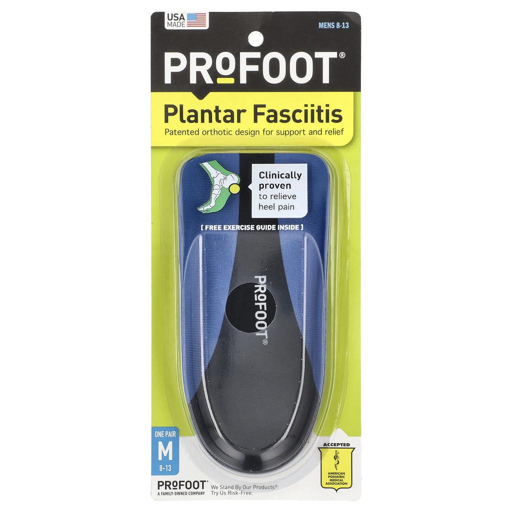 Profoot, подошвенный фасциит, мужские размеры 8-13, 1 пара