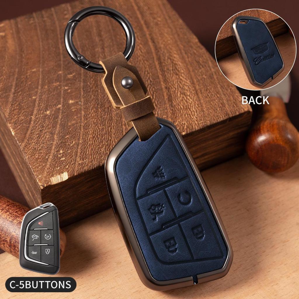 Cadillac Key Case for XT5, XT4, XT6, XTS, CT4, CT5, CT6, ATSL Models