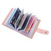 26 Card Slots Multi-function Candy Color Purse PU Leather Credit Card Holder Wallet RFID Blocking