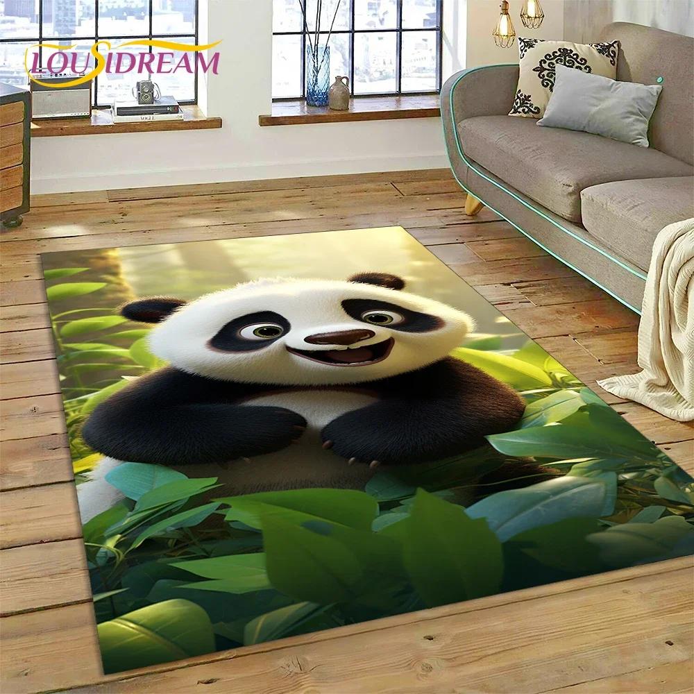 Мультфильм милый панда мечта животное 3D ковер ковер для спальни гостиная домашний диван украшение,детская игра большой декор напольный коврик