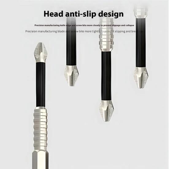 Набор из 9/12 сверл, нержавеющие, противоскользящие, магнитные, широкие, для электрической отвертки