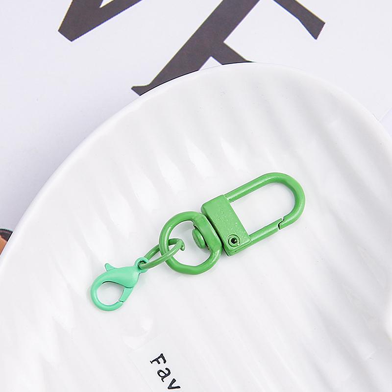 Colorful Lobster Clasp Hooks Keychain Candy Color Diy Keychain Connector Key Ring Jewelry Making Buckle Accessories Gifts