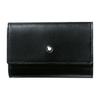 Montblanc Meisterstück Шестиугольный Белый Звездный Логотип Кожаный Чехол для Ключей Мужские Аксессуары Черный 7161