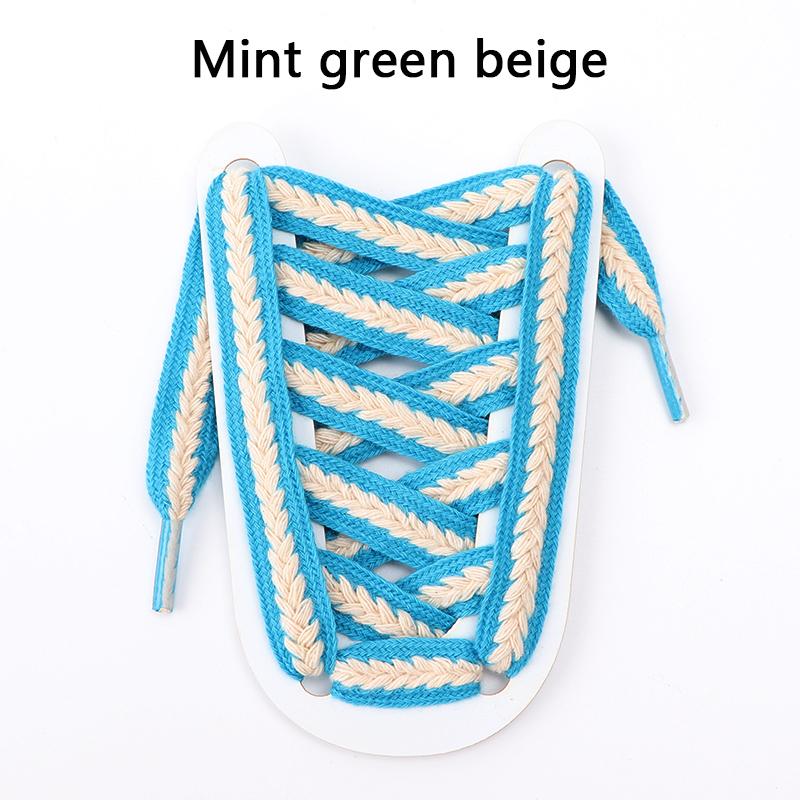 Новые плоские шнурки для кроссовок, полосатые шнурки с переплетением, шнурки для женщин и мужчин, текстурированные, классические, широкие, 1,5 см