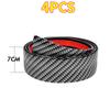 Universal Car Stickers Doorsill Bumper Threshold Step Carbon Fiber Protector Guard Strip Sticker Anti Scratch Strips Film Interior Mirrors 6